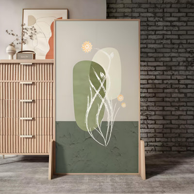Modern Plant Minimalist Screen