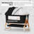Amaran Rocking Bassinet with Bedding with Mattress and Stand-628501881