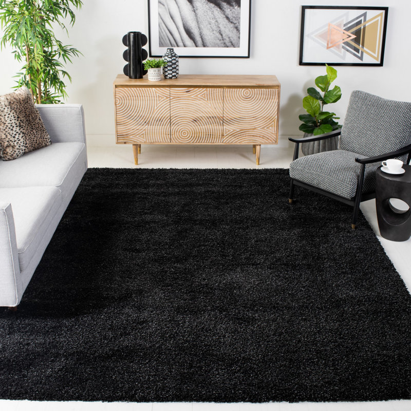 Angeliya Shag Performance Solid Color Rug, Rectangle 8' x 10'