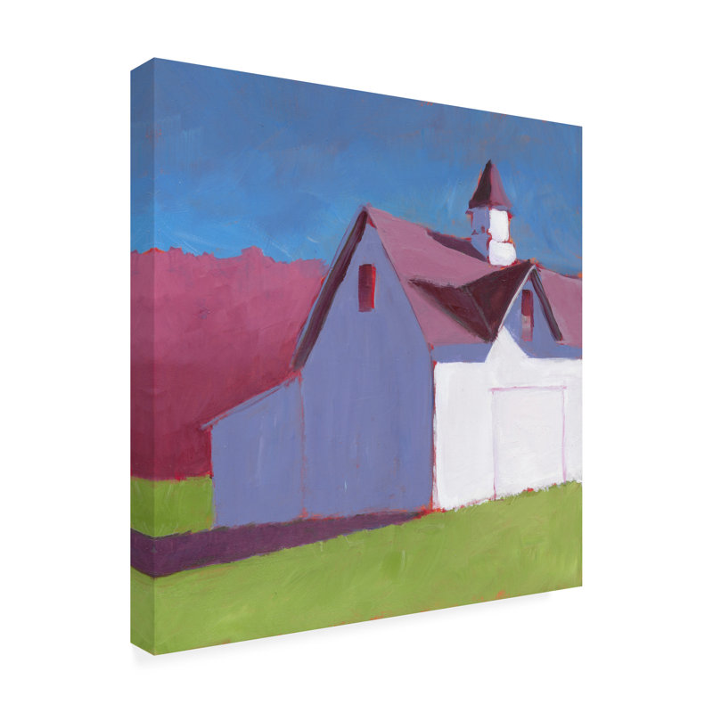 Art mural sur toile tendue - «Spring Light» de Carol Young pour décoration de salon, de chambre à coucher ou de bureau - 35 x 35