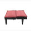 Canapé-lit convertible avec futon, canapé-lit pliable en faux suède à 2 positions réglables 5 positions