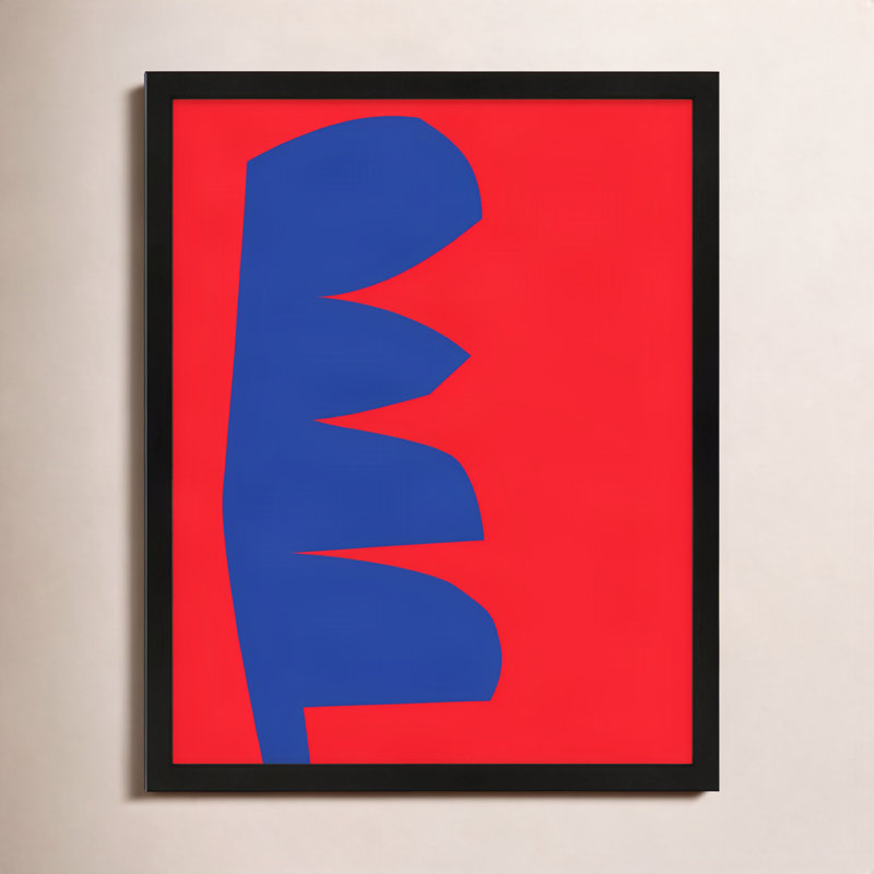 «Avida Process 3» par Michael Kempen - Art mural encadré, Noir, H 20 po x l 16 po x P 1,25 po