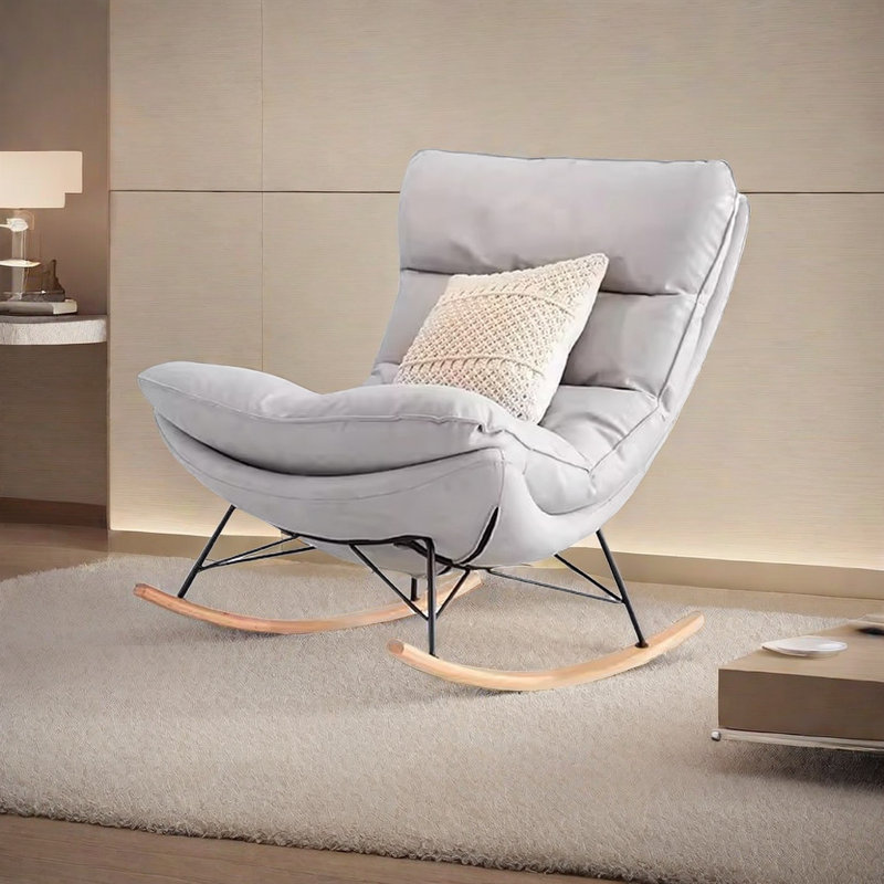 Fauteuil à bascule Nordic, Gris
