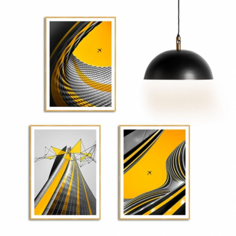 Multicolored Canvas Wall Art 60X3x80 Cm
