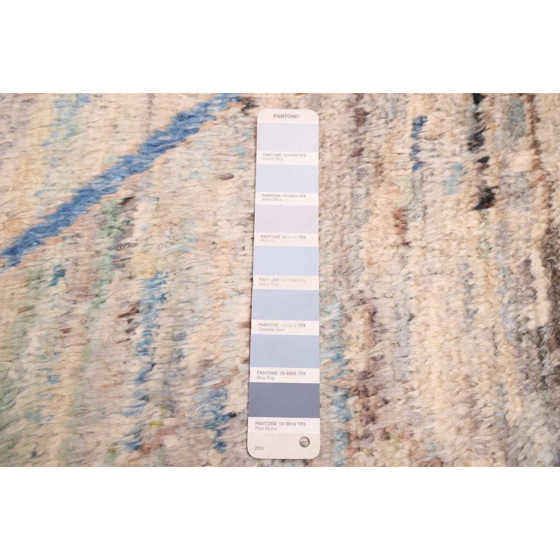 Tapis bleu Pak Finest Marrakesh 8 pi 4 po x 9 pi 6 po