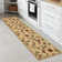 Ottohome Non-Slip Floral Area Rug For Living Room, Hallway, Entryway Rug, Beige