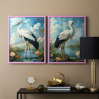 ANIMALS Series CI-Premium, reproduction encadrée prête à accrocher - aucun clou requis - aucun clou requis