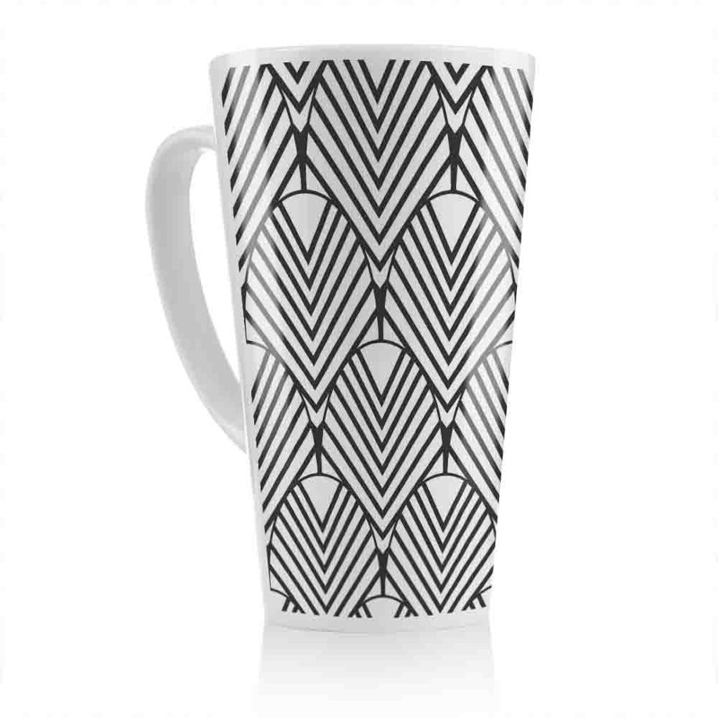 Geometric Decoration Latte Mug