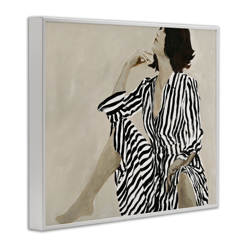  Giclée d'art par Design Fabrikken, H 24 po x l 30 po, Estampe numérique encadrée blanc bord de mer
