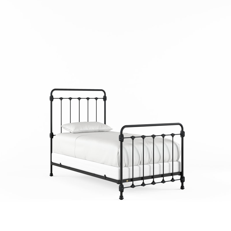 160 Picket Fence Bed | Complete Standard, Twin, Gunmetal
