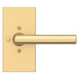 5 H X 5.53125 W X 5 Privacy (Bed & Bath) Door Lever