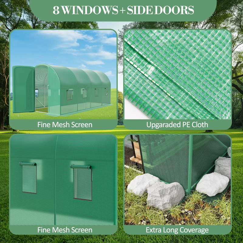 2.5 Ft W x 6 Ft D Potting Shed