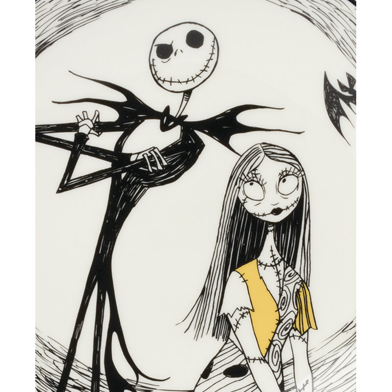 Nightmare Before Christmas Accent Plates, Set of 4