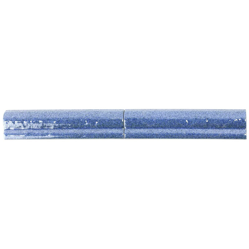 Angela Harris Dunmore 2X8 Ceramic Chair Rail Liner, Blu