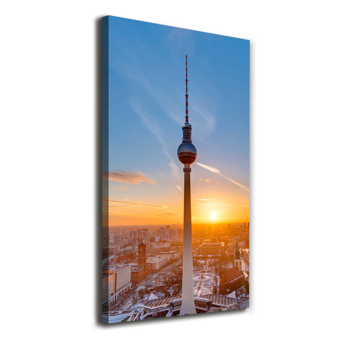 Fernsehturm - Kunstdrucke aus gerollter Leinwand