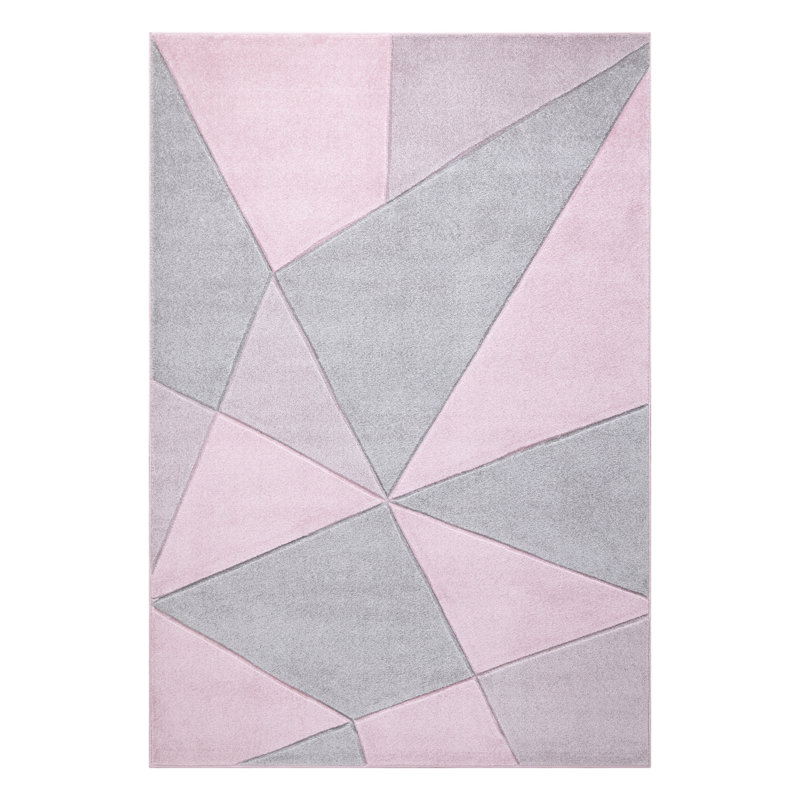 Geometric Large Area Rug for Living Room, Bedroom Carpet, Hallway Runner & Kitchen Floor Mat, Rectangle 160 x 230cm