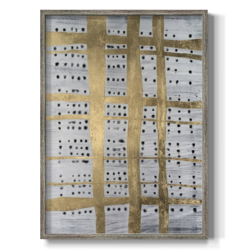 Impression encadrée «Trim & Flecks II» - bois massif, H 30 po x l 24 po