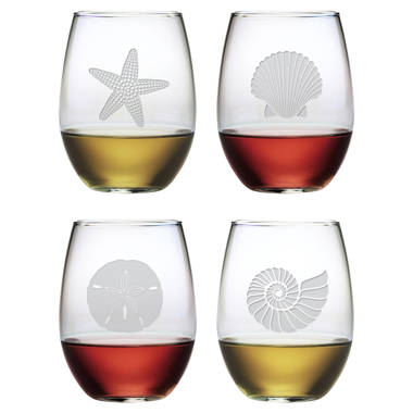 Fiesta Shells 16 oz. Glass Glassware Set