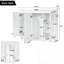 Armoire murale avec tablettes réglables-1831822493