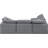 Itala Velvet L-Shaped Sectional Reversible-99044674