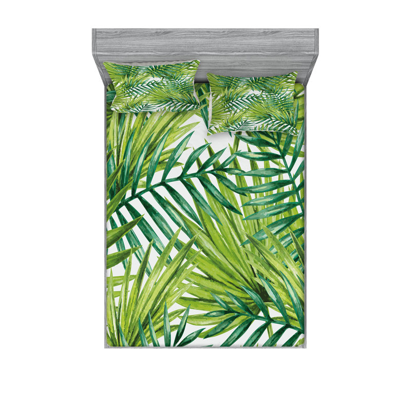 Drap-housse et coussin décoratif Ambesonne, Ensemble de draps pour très grand lit californien
