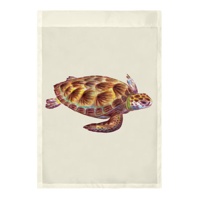 Sea Turtle Double Sided Polyester Animal Garden Flag