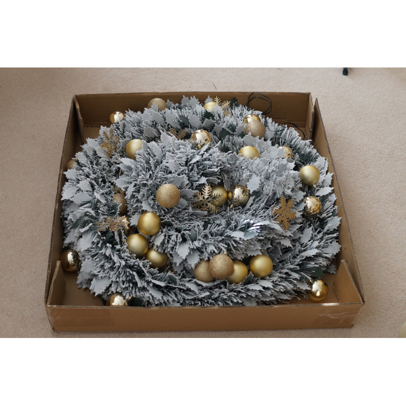 Lighted Artificial Pre Lit  Christmas Tree 6ft Pop up, 5.91ft H