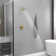 Single Handle 1-Spray Round Rain Shower Faucet Set 1.8 GPM With High Pressure Shower Head