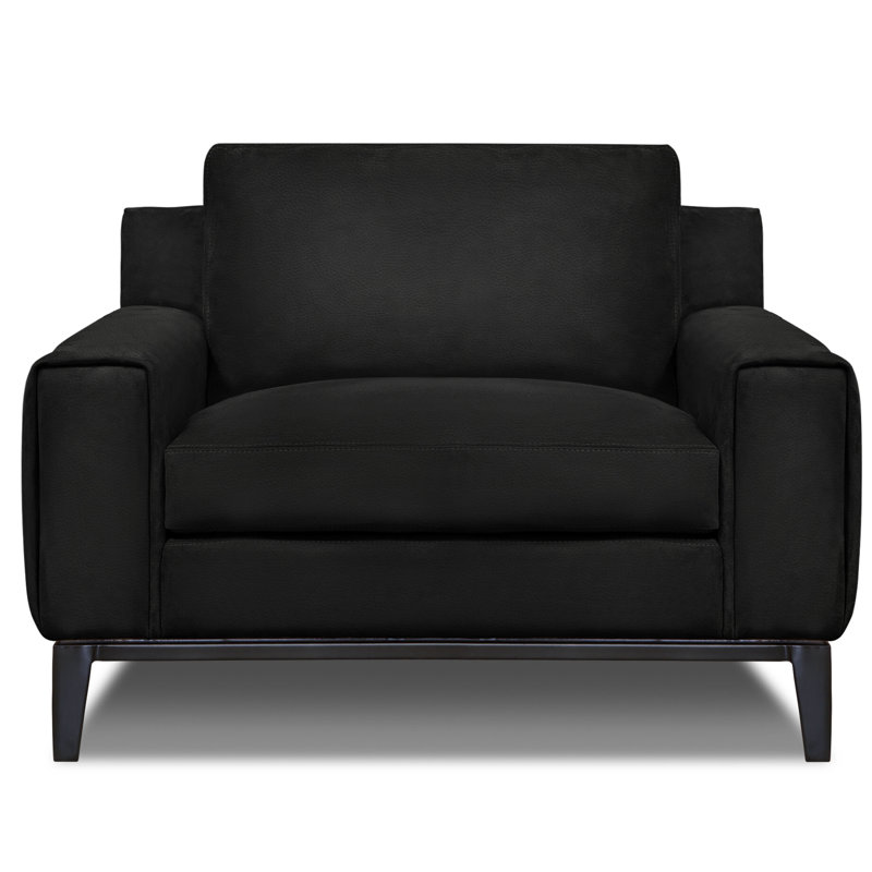 Como Chair And A Half, Satin Dark Bronze, Onyx (Dreamer)