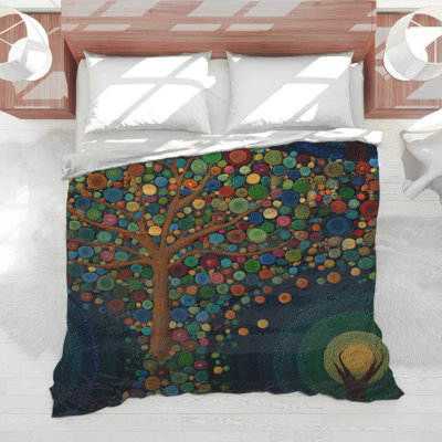 Tree Bedding Nature Comforter Bohemian
