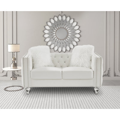 Eghosa 59.84'' Velvet Sofa