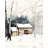 Small Winter Barn - White Rustic Canvas for Home Decor