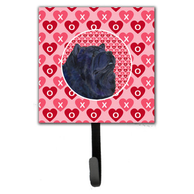 Porte-laisse chow et crochet mural chow