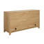 Buffet 59 pouces de ton naturel avec tiroirs et armoires - Unité de rangement pour la maison