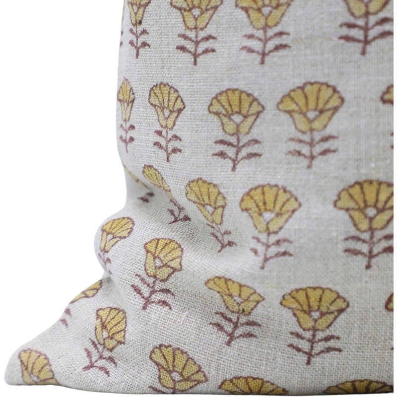 Housse de coussin à motif de blocs Fab Divine - Accessoire de décoration intérieure parfaite, Kohinoor, H 22 po x l 22 po