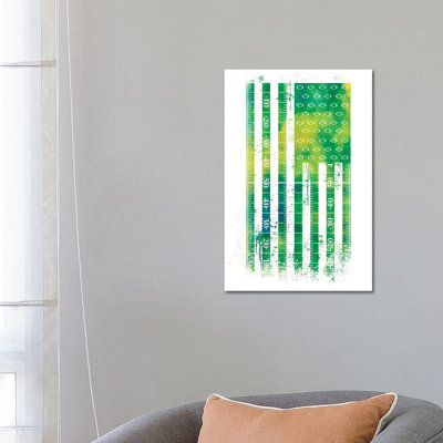 Football Sports Flag - Wrapped Canvas Painting
