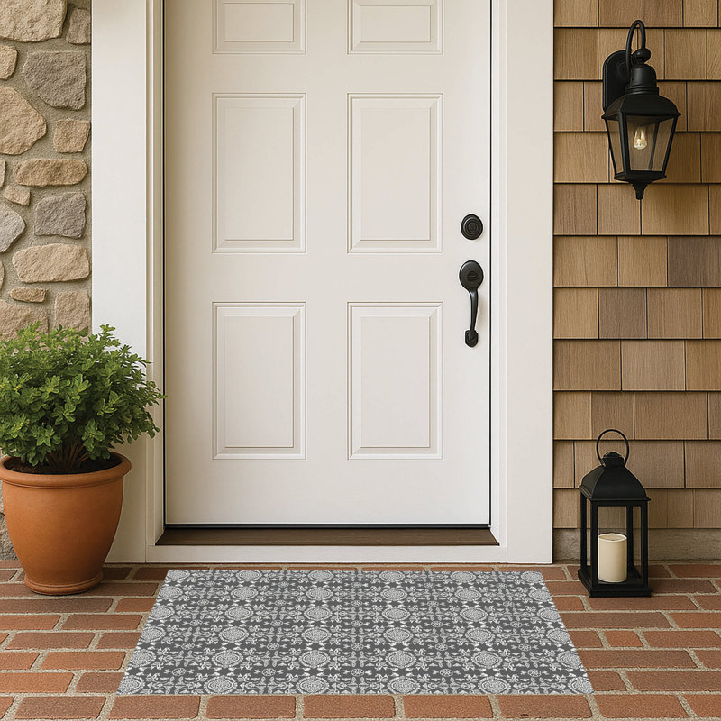 Paillasson Aubry, Gris anthracite, L 21 po x L 34 po