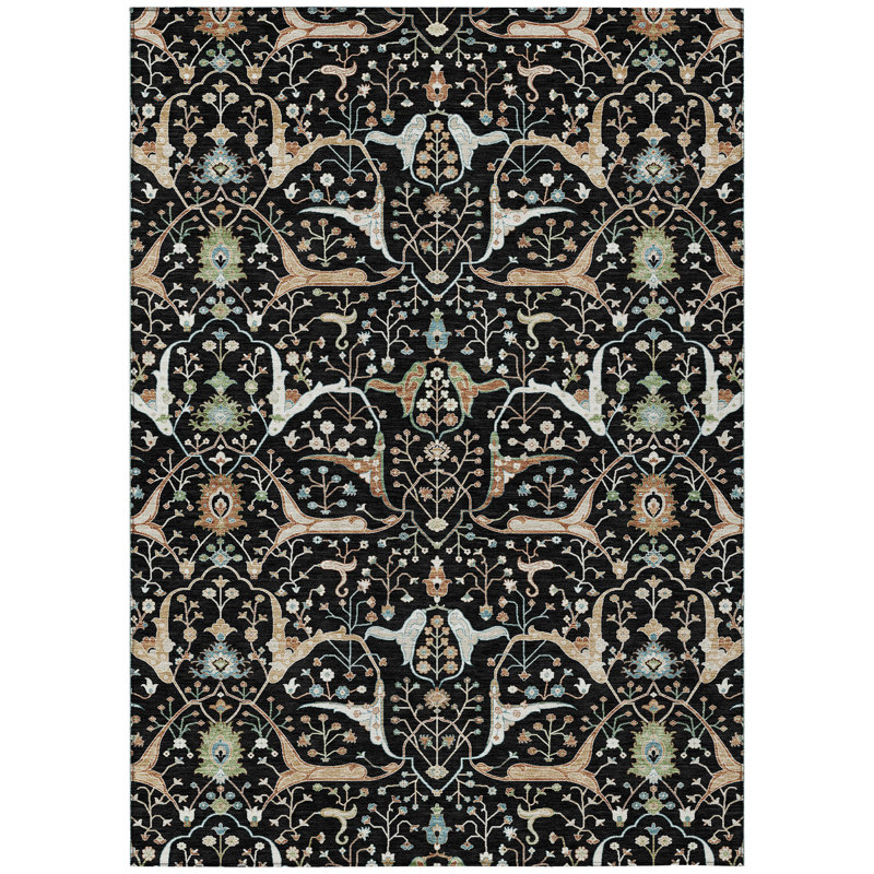 Machine Washable Indoor/Outdoor Layton ACN2250 Global Rug, Rectangle 10' x 14'