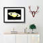 Planet Saturn by E. L. Trouvelot - Picture Frame Painting Print-55601087-55601088