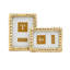 Ensemble de 2 cadres photo Gold Wave