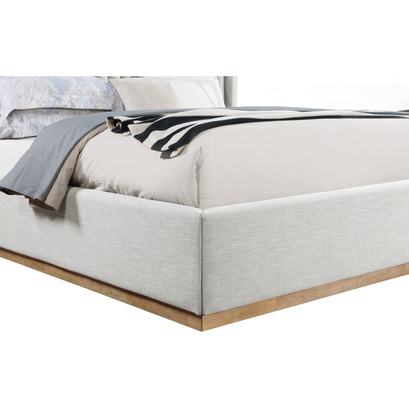 Wayfair Chamblis Upholstered Wingback Bed - Thumbnail 3