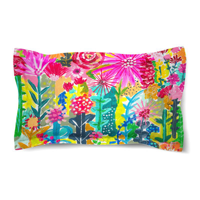 Vivid Floral Cluster Comforter Sham