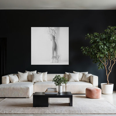 «Graceful Ballet Pose Classic Delicate Elegant», art mural