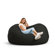 Big Joe Giant Foam Filled Bean Bag Sofa with Soft Removeable Cover