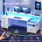 Moomal 75" W Computer Desk with LED Lights-1573221686