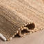 Fibre naturelle 662 tissé à plat 70% jute; Tapis 30% coton sans motif-1792042046