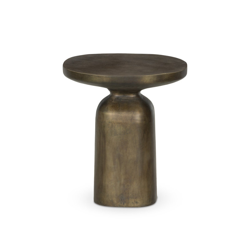 ODESSA End Table, Brass