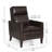 Faux Leather Push Back Recliner-102625385