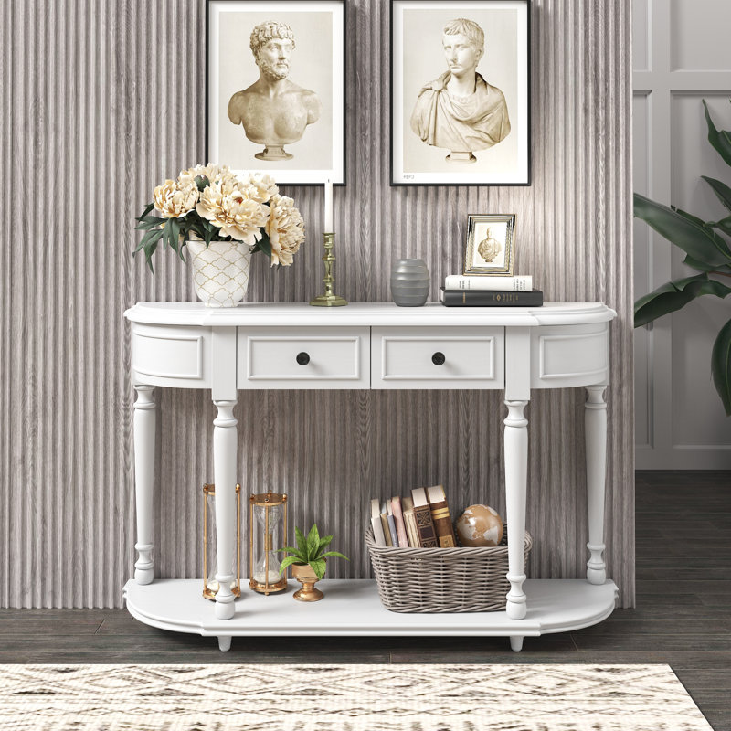 Console Acencion, Blanc antique, Blanc antique