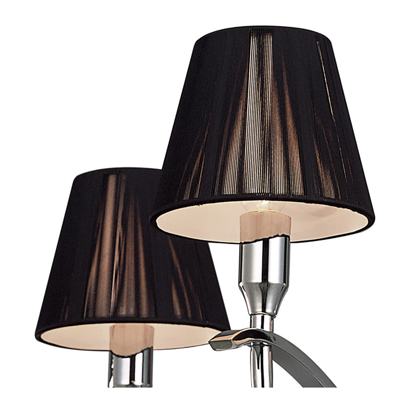 Quade 4 - Light Shaded Chandelier, Antique Brass